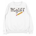 Tt Gg Ii Ff Tgif Teachers Students Tee Women Crewneck Sweatshirt, novelty gifts, funny gifts