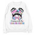 Twinning With My Teacher Bestie Twin Day Friends Teacher Women Crewneck Sweatshirt, novelty gifts, funny gifts