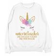 Unicorn Teacher Shirt For Women School Teacher Women Crewneck Sweatshirt, novelty gifts, funny gifts Unicorn Teacher Shirt For Women School Teacher Women Crewneck Sweatshirt, novelty gifts, funny gifts