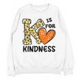Unity Day K Is For Kindness Anti Bullying Orange Teacher Men Women Kids Women Crewneck Sweatshirt, novelty gifts, funny gifts Unity Day K Is For Kindness Anti Bullying Orange Teacher Men Women Kids Women Crewneck Sweatshirt, novelty gifts, funny gifts