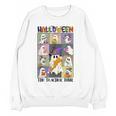Women Halloween The Teacher Tour Ghosts Pencil Pumpkins Women Crewneck Sweatshirt, novelty gifts, funny gifts