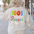 100 Days Of Living That 2nd Grade Life Boy Girl Teacher Women's Sweatshirt Back Print Sand