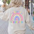 100th Day Of Kindergarten Teacher Kids 100 Days Smarter Women's Sweatshirt Back Print Sand 100th Day Of Kindergarten Teacher Kids 100 Days Smarter Women's Sweatshirt Back Print Sand