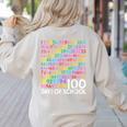 100th Day Of School Teacher Kids 100 Days Math Numbers Women's Sweatshirt Back Print Sand 100th Day Of School Teacher Kids 100 Days Math Numbers Women's Sweatshirt Back Print Sand