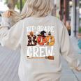 1st Grade Boo Crew Cute Ghost Halloween Teacher Kids Women's Sweatshirt Back Print Sand 1st Grade Boo Crew Cute Ghost Halloween Teacher Kids Women's Sweatshirt Back Print Sand