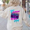 1st Grade Is My Jam Vintage 80s 80's Teacher Student Retro Women's Sweatshirt Back Print Sand 1st Grade Is My Jam Vintage 80s 80's Teacher Student Retro Women's Sweatshirt Back Print Sand