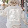 2nd Grade Typography Team 2nd Grade Teacher Back To School Women's Sweatshirt Back Print Sand 2nd Grade Typography Team 2nd Grade Teacher Back To School Women's Sweatshirt Back Print Sand