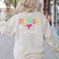 3rd Grade Squad Third Teacher Student Team Back To School Women's Sweatshirt Back Print Sand 3rd Grade Squad Third Teacher Student Team Back To School Women's Sweatshirt Back Print Sand