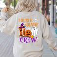 4th Grade Boo Crew Teacher Student Halloween Costume Women's Sweatshirt Back Print Sand