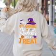 My 4th Grade Students Are a Treat Teacher Halloween Witch For Men Women Kids Women's Sweatshirt Back Print Sand My 4th Grade Students Are a Treat Teacher Halloween Witch For Men Women Kids Women's Sweatshirt Back Print Sand