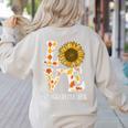 4th Grade Teacher Love Autumn Fall Sunflower Appreciation Women's Sweatshirt Back Print Sand 4th Grade Teacher Love Autumn Fall Sunflower Appreciation Women's Sweatshirt Back Print Sand