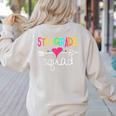 5th Grade Squad Fifth Teacher Student Team Back To School Women's Sweatshirt Back Print Sand 5th Grade Squad Fifth Teacher Student Team Back To School Women's Sweatshirt Back Print Sand