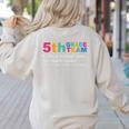 5th Grade Team Like A Normal Team But Much Cooler Teacher Women's Sweatshirt Back Print Sand 5th Grade Team Like A Normal Team But Much Cooler Teacher Women's Sweatshirt Back Print Sand