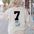 6 7 Matching Teachers Halloween Costume Raccoon Women's Sweatshirt Back Print Sand 6 7 Matching Teachers Halloween Costume Raccoon Women's Sweatshirt Back Print Sand