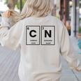 67 Meme Teacher Science Periodic Table Women's Sweatshirt Back Print Sand 67 Meme Teacher Science Periodic Table Women's Sweatshirt Back Print Sand