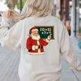 67 Teacher Christmas Santa Six Seven Meme Brainrot Math Joke Women's Sweatshirt Back Print Sand