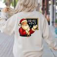 67 Teacher Santa Christmas Six Seven Meme Math Xmas Women's Sweatshirt Back Print Sand 67 Teacher Santa Christmas Six Seven Meme Math Xmas Women's Sweatshirt Back Print Sand