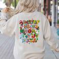 ABCs Learning Kindergarten Teacher Christmas Lights Alphabet For Men Women Kids Women's Sweatshirt Back Print Sand ABCs Learning Kindergarten Teacher Christmas Lights Alphabet For Men Women Kids Women's Sweatshirt Back Print Sand