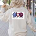 American Flag Teach Love Freedom Preschool Teacher 4th July Women's Sweatshirt Back Print Sand American Flag Teach Love Freedom Preschool Teacher 4th July Women's Sweatshirt Back Print Sand
