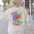 Apple Retro Play Is Learning Kindergarten Teacher Daycare Women's Sweatshirt Back Print Sand Apple Retro Play Is Learning Kindergarten Teacher Daycare Women's Sweatshirt Back Print Sand