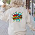 Art Is My Superpower Comic Artist Art Teacher Superhero Women's Sweatshirt Back Print Sand Art Is My Superpower Comic Artist Art Teacher Superhero Women's Sweatshirt Back Print Sand