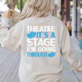Theater Teacher Drama Teacher Theater Nerd Actor Men Women Kids Women's Sweatshirt Back Print Sand Theater Teacher Drama Teacher Theater Nerd Actor Men Women Kids Women's Sweatshirt Back Print Sand