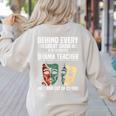 Theatre Teacher Drama Lover Theatre Mask Drama Teacher Women's Sweatshirt Back Print Sand Theatre Teacher Drama Lover Theatre Mask Drama Teacher Women's Sweatshirt Back Print Sand
