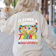 Autism Awareness Teacher Shirts It Takes A Special Teacher Women's Sweatshirt Back Print Sand Autism Awareness Teacher Shirts It Takes A Special Teacher Women's Sweatshirt Back Print Sand