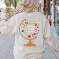Awesome Teachers T Shirt Teaching Future Leaders Globe For Men Women Women's Sweatshirt Back Print Sand Awesome Teachers T Shirt Teaching Future Leaders Globe For Men Women Women's Sweatshirt Back Print Sand