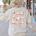 Ballet Ghost Ballet Dancer Spooky Dance Teacher Halloween Women's Sweatshirt Back Print Sand Ballet Ghost Ballet Dancer Spooky Dance Teacher Halloween Women's Sweatshirt Back Print Sand