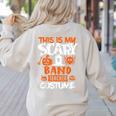 Band Teacher Halloween Shirt Costume School Marching Band For Men Women Women's Sweatshirt Back Print Sand