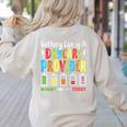 Battery Life Of Daycare Provider Childcare Teacher Women's Sweatshirt Back Print Sand