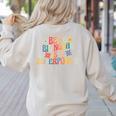 Being Bilingual Is A Superpower Back To School ESL Teacher Women's Sweatshirt Back Print Sand Being Bilingual Is A Superpower Back To School ESL Teacher Women's Sweatshirt Back Print Sand