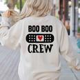 Boo Boo Crew First Aid School Nurse Day Care Teacher Women's Sweatshirt Back Print Sand Boo Boo Crew First Aid School Nurse Day Care Teacher Women's Sweatshirt Back Print Sand