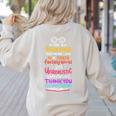 Books Reading English Teacher Student For Men Women Kids Women's Sweatshirt Back Print Sand Books Reading English Teacher Student For Men Women Kids Women's Sweatshirt Back Print Sand