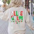 All Calm Said No Teacher Teacher Christmas Lights Women's Sweatshirt Back Print Sand All Calm Said No Teacher Teacher Christmas Lights Women's Sweatshirt Back Print Sand