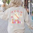 You Can't Scare Me I'm a Principal Halloween Teacher Women's Sweatshirt Back Print Sand