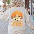 You Can't Scare Me I Teach 3rd Grade Teacher Halloween Men Women Kids Women's Sweatshirt Back Print Sand