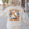 You Can't Scare Me I Teach 6th Grade Retro Teacher Halloween Women's Sweatshirt Back Print Sand You Can't Scare Me I Teach 6th Grade Retro Teacher Halloween Women's Sweatshirt Back Print Sand