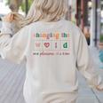 Changing The World One Phoneme At a Time Phonics Teacher Men Women Girls Kids Women's Sweatshirt Back Print Sand Changing The World One Phoneme At a Time Phonics Teacher Men Women Girls Kids Women's Sweatshirt Back Print Sand