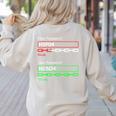Chemist Science Teacher Student Chemistry Women's Sweatshirt Back Print Sand