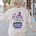 Chemistry Teacher Halloween Shirt School POTION MASTER Women's Sweatshirt Back Print Sand Chemistry Teacher Halloween Shirt School POTION MASTER Women's Sweatshirt Back Print Sand