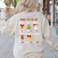 Christmas Reading Teacher Syllable Types Reading Teacher Women's Sweatshirt Back Print Sand Christmas Reading Teacher Syllable Types Reading Teacher Women's Sweatshirt Back Print Sand