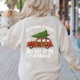 Christmas Teacher Squad Festive Car Tree Lights Xmas Women's Sweatshirt Back Print Sand Christmas Teacher Squad Festive Car Tree Lights Xmas Women's Sweatshirt Back Print Sand