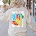 Cool Artist For Men Women Painter Art Teacher Paint Artists Women's Sweatshirt Back Print Sand