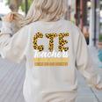 CTE Teacher Middle School High School Teach Career Men Women Women's Sweatshirt Back Print Sand CTE Teacher Middle School High School Teach Career Men Women Women's Sweatshirt Back Print Sand