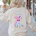 Cute Ghost Book Reading Halloween Teacher Top Girls Women Women's Sweatshirt Back Print Sand Cute Ghost Book Reading Halloween Teacher Top Girls Women Women's Sweatshirt Back Print Sand