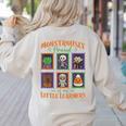 Cute Halloween Teacher Women's Sweatshirt Back Print Sand Cute Halloween Teacher Women's Sweatshirt Back Print Sand