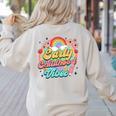 Daycare Teacher Daycare Provider Early Childhood Vibes Women's Sweatshirt Back Print Sand Daycare Teacher Daycare Provider Early Childhood Vibes Women's Sweatshirt Back Print Sand