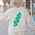 DIY Mitochondria Costume Biology Teacher Halloween Women's Sweatshirt Back Print Sand DIY Mitochondria Costume Biology Teacher Halloween Women's Sweatshirt Back Print Sand